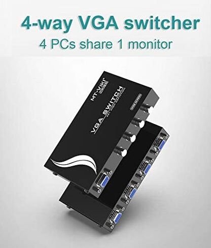 MT-VIKI 2 Port VGA Switch Video Selector Switcher Box (2 Input 1 Output) in Kuwait