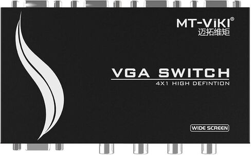 MT-VIKI 2 Port VGA Switch Video Selector Switcher Box (2 Input 1 Output) in Kuwait
