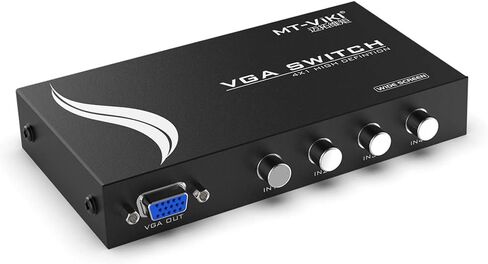MT-VIKI 2 Port VGA Switch Video Selector Switcher Box (2 Input 1 Output) in Kuwait