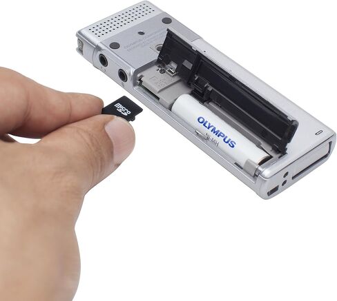 جهاز تسجيل صوتي من او ام DM-720 مع سعة 4 جيجابايت، وفتحة مايكرو اس دي، شحن USB، اتصال بالكمبيوتر الشخصي، ووضع تراسلس، فضي in Kuwait