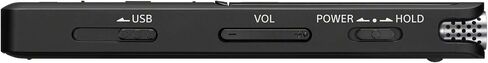 Sony ICD-UX570 Series Digital Voice Recorder (Black) with Built-in USB Bundle with 32GB microSD and Hard Carrying Case in Saudi Arabia