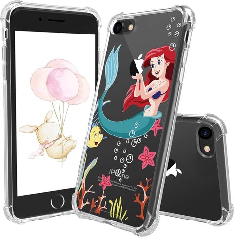 حافظة STSNano لجهاز iPod Touch 5/6/7، غطاء سيليكون ناعم من مادة TPU بتصميم رسوم متحركة لطيفة، تصميم Love Stch، حماية مرحة وواضحة وواقية، رفيعة للغاية ومضادة للصدمات، حافظات للأطفال لأجهزة iPod Touch 7&6&5 in Kuwait