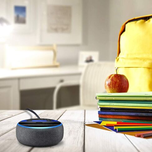 خط أزرق رفيع - ملصق من الفينيل متوافق مع Amazon Echo Dot 3rd Generation Alexa - ديكورات لمكبرات الصوت المنزلية الذكية، ملحقات رائعة هدية للأم والأب وأعياد الميلاد والأطفال in Saudi Arabia