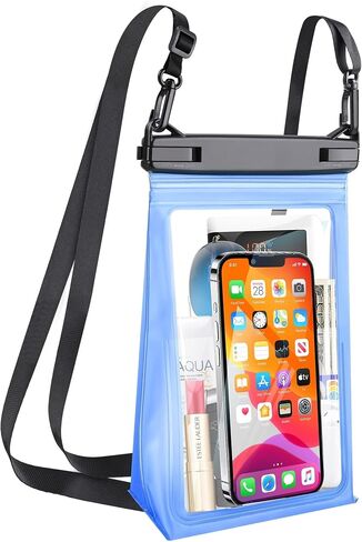 Large Capacity Waterproof Phone Pouch, Floating Dry Bag for iPhone 17 16 13 12 11 Pro Max Galaxy S22 S21 Waterproof Bag Sunscreen Glasses Storage Dry Pouch for Swimming Rafting Boating in Kuwait