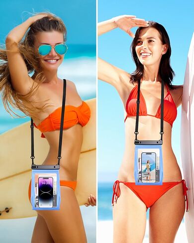 Large Capacity Waterproof Phone Pouch, Floating Dry Bag for iPhone 17 16 13 12 11 Pro Max Galaxy S22 S21 Waterproof Bag Sunscreen Glasses Storage Dry Pouch for Swimming Rafting Boating in Kuwait