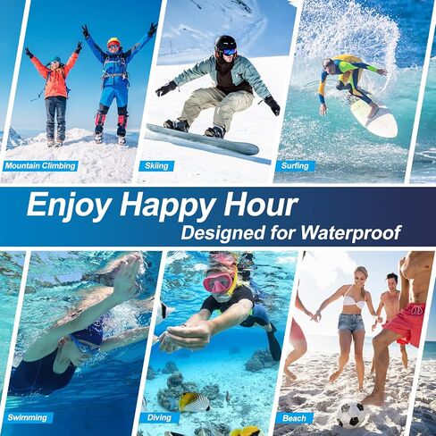 جراب هاتف عائم مقاوم للماء، حامل حقيبة جافة للهاتف المحمول IPX8 لهاتف iPhone 14 13 12 11 Pro Max XS Plus X Galaxy S21 Samsung S22 حتى 6.8 بوصة، واقي هاتف HD تحت الماء مع حبل قابل للفصل in Kuwait