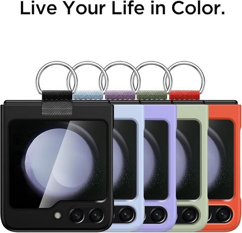 AICase for Samsung Galaxy Z Flip 7 Case Clear with Ring, [Anti-Yellow] Ultra-Thin Slim Fit Transparent Hard PC Phone Case for Samsung Flip 7 5G in Kuwait