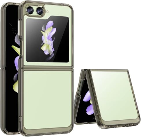 حافظة USTIYA لهاتف Samsung Galaxy Z Flip 5 5G غطاء حماية شفاف من مادة TPU (شفاف) in Kuwait