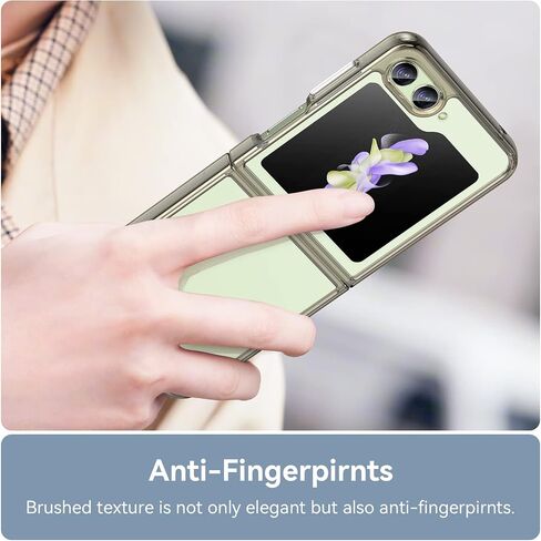 حافظة USTIYA لهاتف Samsung Galaxy Z Flip 5 5G غطاء حماية شفاف من مادة TPU (شفاف) in Kuwait
