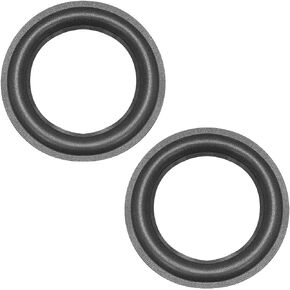 uxcell 6.5 Inch Speaker Foam Edge Surround Rings Replacement Part for Speaker Repair or DIY 2pcs 155mm OD x 100mm ID