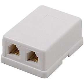 AUDIOVOX TP2662WHR مقبس الوضع المزدوج، أبيض in Kuwait