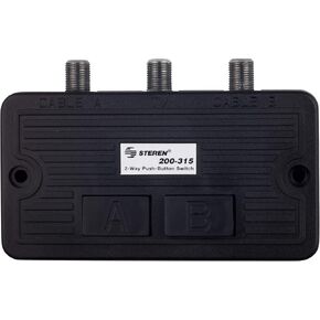 STEREN 4-Way 2.4GHz 90dB 1 Port Power Pass DC Passing On One Port F-Pin Coaxial Splitter [201-234] in Kuwait