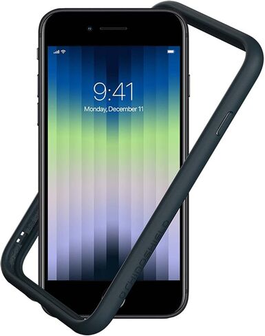 مصد RhinoShield متوافق مع [iPhone SE 3 / SE 2/8 / 7] | CrashGuard NX - غطاء حماية بتصميم نحيف ممتص للصدمات 3.5M / 11ft حماية من السقوط - أحمر in Kuwait