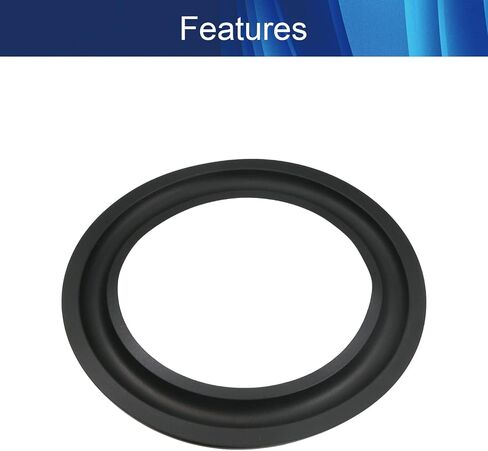 4PCS 10Inch Speaker Rubber Edge Surround Rings Subwoofer Replacement Parts for Speaker Repair in Saudi Arabia