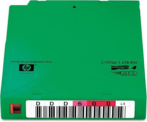 HP C7974a Lto4 Ultrium 1.6Tb Data Cartridge, Rewritable in Saudi Arabia