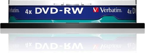 Verbatim DVD-RW 4.7Gb 4X Spindle 10 No 43552 verbatim dvdrw 4.7 gb DVD in Saudi Arabia