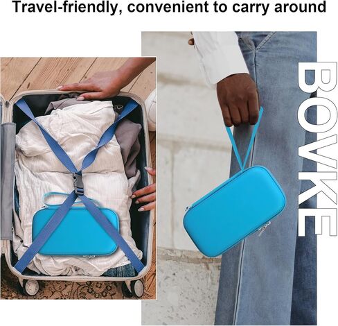 BOVKE Calculator Case for Texas Instruments TI-Nspire CX II CAS/CX II/CX CAS/CX Color Graphing Calculator and More - Extra Mesh Pocket for USB Cables and Other Accessories, Black in Kuwait