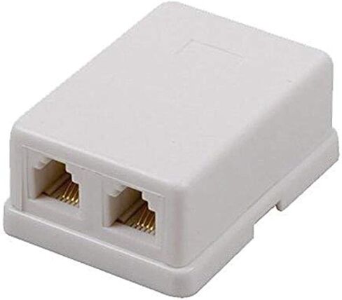 AUDIOVOX TP2662WHR مقبس الوضع المزدوج، أبيض in Kuwait