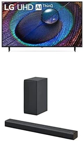 LG 43-Inch Class UR9000 Series Alexa Built-in 4K Smart TV (3840 x 2160),Bluetooth, Wi-Fi, USB, Ethernet, HDMI 60Hz Refresh Rate, AI-Powered 4K, 3.1.1 ch. Sound Bar with Dolby Atmos in Saudi Arabia