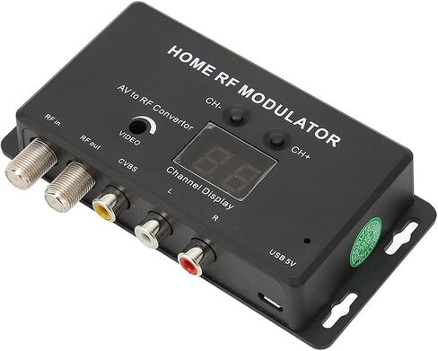 GOWENIC M70RV TV Link Modulator، يدعم PAL/NTSC Professional AV إلى RF Converter، TV Link Modulator AV إلى RF Converter، لصناديق مجموعة مصدر AV، مع كابل شحن USB in Saudi Arabia
