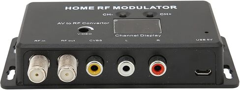 GOWENIC M70RV TV Link Modulator، يدعم PAL/NTSC Professional AV إلى RF Converter، TV Link Modulator AV إلى RF Converter، لصناديق مجموعة مصدر AV، مع كابل شحن USB in Saudi Arabia