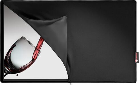 iBirdie Outdoor TV Cover 40 to 43 inch Waterproof and Weatherproof, Black | with Zipper, 39.5"W x 25"H Cover Size, 600D Thick Fabric Protector, for Outside Flat Screen TV in Kuwait