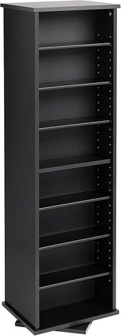 برج تخزين دوار للوسائط المضغوطة على الوجهين مقاس 53 بوصة من Pemberly Row باللون الأسود in Kuwait