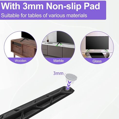 TV Base Stand for Vizio TV Legs Replacement, for Vizio 32 inch 40 inch 43 inch Smart TV, for Vizio D32H-C1 D32HN-E4 D32HN-E4 D40N-E3 D43FX-F4 D43N-E4 TV Base Stand for Vizio TV Stand with Screws in Saudi Arabia