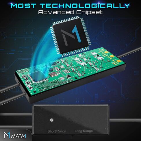 هوائي تلفزيون عالي الدقة 4K للاستخدام الداخلي فقط، مدى طويل 300 ميل، أحدث شريحة 2022، قاعدة مغناطيسية + كابل محوري بطول 14.7 متر من ماتا1 (شركة أمريكية) in Kuwait