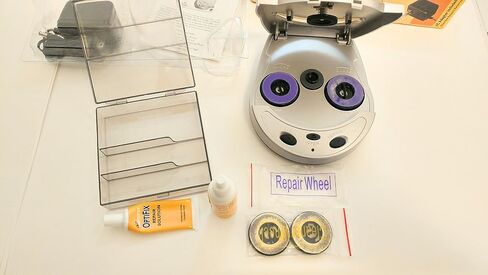 Memorex OptiFix Pro Motorized CD/DVD Scratch Repair Kit for CD/DVD Music, Movies, Game Discs in Saudi Arabia