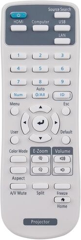 219863500 Replace Remote Control fit for Epson Projector PowerLite E20 119W X49 W49 118 982W 1288 EB-720 EB-L200X EB-L520U BrightLink 1480Fi 1485Fi EB-725Wi 735Fi 725Wi EX3280 Home Cinema 880 880X in Saudi Arabia