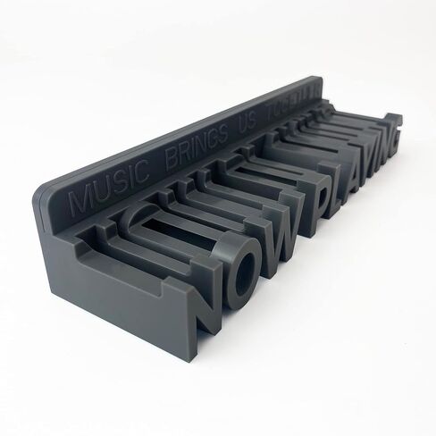 WPESI Now Playing Vinyl Record Stand Wall Mount，Record Display Stand for Vinyl Records and LP Record Floating Shelves Record Storage Holder(Lvory) in Kuwait
