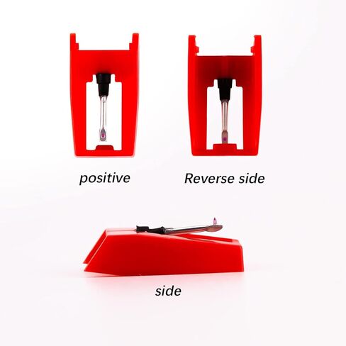 LUTER قطعة واحدة من خرطوشة مشغل الأسطوانات مع قطعتين من إبرة مشغل الأسطوانات وإبر القرص الدوار ومشغل الأسطوانات وملحقات استبدال إبرة مشغل الأسطوانات لمشغل تسجيلات الفينيل in Kuwait