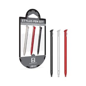 Tomee Stylus Pen Set for Nintendo 3DS - 3-Pack | Replacement Styluses (Black, White, Red) in Saudi Arabia