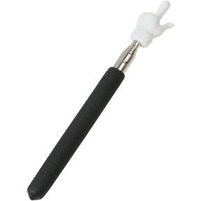 Teacher Pointer Sticks Finger,Pointer for Classroom,Telescoping Hand Pointer, Retractable Classroom Pointer Fingers for Elementary School Kindergarten Teacher,Classroom Supplies (1 PCS, Black)