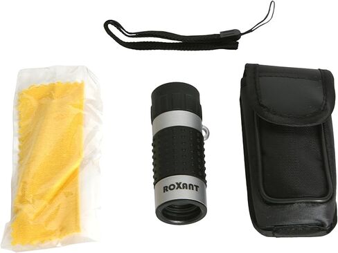 روكسانت تلسكوب أحادي العدسة - تلسكوب جيب خفيف للغاية عالي الدقة - يتضمن منظار أحادي مدمج وحزام للرقبة وقطعة قماش للتنظيف، منظار أحادي العدسة للبالغين، تلسكوب محمول باليد عالي الطاقة in Kuwait
