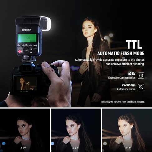 نيوير فلاش صغير NW420-C TTL سبيدلايت 2.4G وضع ماستر سلاف GN36 HSS سبيدلايت متوافق مع كاميرات كانون R6 R5 R3 R M6 850D 800D 760D 750D 650D 600D 7D مارك II 7D 6D مارك II 6D 5D مارك IV/III in Saudi Arabia