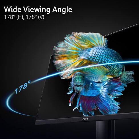 Acer KC242Y Hbi 23.8" Full HD (1920 x 1080) Zero-Frame Gaming Office Monitor | AMD FreeSync Technology | 100Hz | 1ms (VRB) | Low Blue Light | Tilt | HDMI & VGA Ports,Black in Kuwait