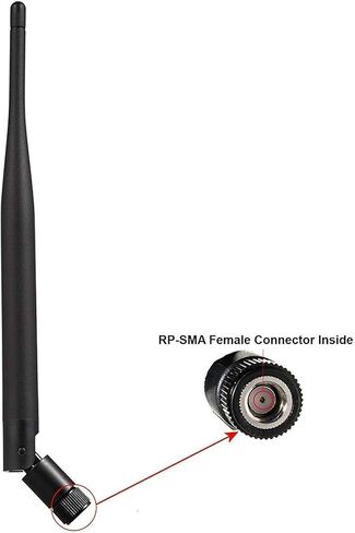 موصل هوائي الواي فاي ZILINK 5dbi 2.4 جيجا هرتز RP-SMA للإناث كاميرا CCTV IP للأمان، موجه، المنتجات اللاسلكية، فتحة داخلية بدون دبوس، موسع النطاق اللاسلكي أكثر in Kuwait