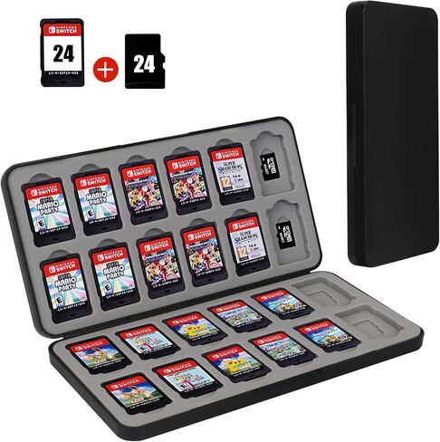 FYY Nintendo Switch Game Case Holder for Switch 2 Cartridge, Black in Kuwait