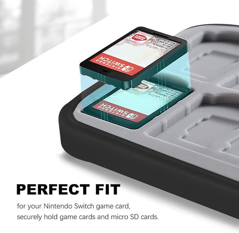 FYY Nintendo Switch Game Case Holder for Switch 2 Cartridge, Black in Kuwait