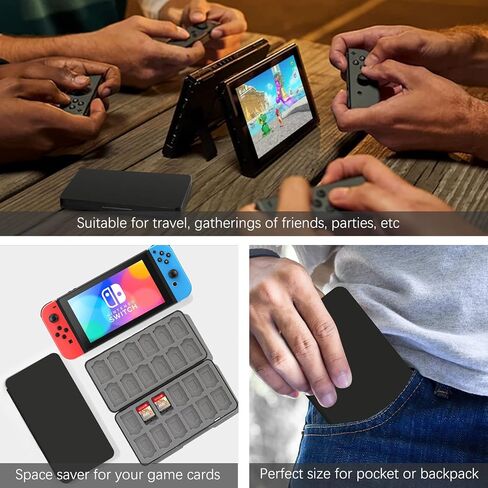 FYY Nintendo Switch Game Case Holder for Switch 2 Cartridge, Black in Kuwait