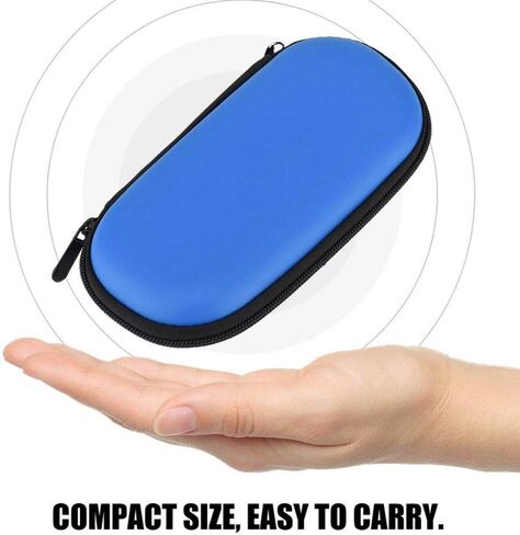 Bewinner Storage Case for PS Vita, Protective Hard Case Cover for PS Vita Waterproof Shockproof Storage Travel Bag Travel Carrying Case Pouch Bag for PS Vita (Blue) [Video Game] in Saudi Arabia