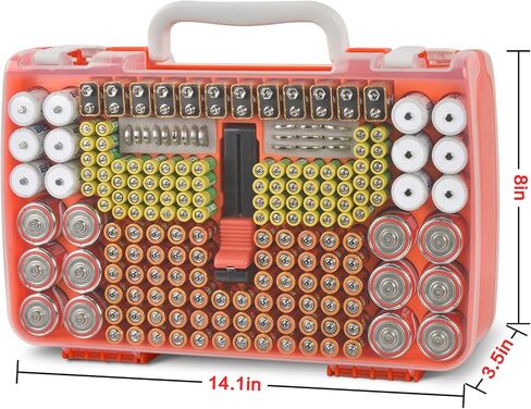 Xuerdon Battery Storage Organizer Case for 269 Batteries with Tester in Saudi Arabia