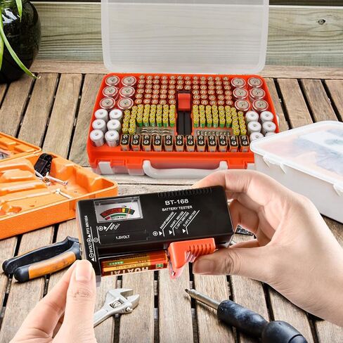 Xuerdon Battery Storage Organizer Case for 269 Batteries with Tester in Saudi Arabia
