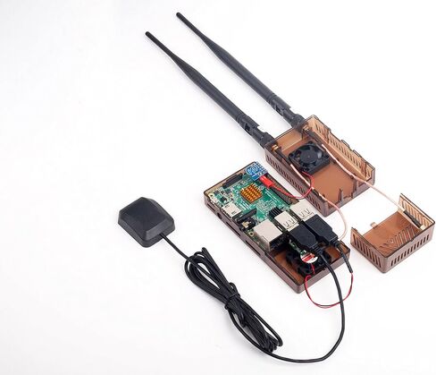 Summitlink V3 Case Dual Fans for ADS-B Kit Fits AHRS Module and GPYes (Black) in Saudi Arabia