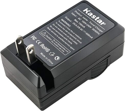 Kastar 1-Pack Battery and AC Wall Charger Compatible with Sharp VL-SE10H, VL-SE10U, VL-SE15, VL-SE20, VL-SE20H, VL-SE20U, VL-SE50U, VL-SW50, VL-SW50E, VL-SW50U, VL-SW980, WD-250U, WD-450U, WD-650U in Kuwait