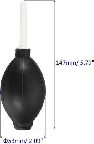 M METERXITY Dust Ball Air Blower - Equipment Cleaning Rubber Remove Dust & Transfer Liquid, Apply to Computer/Camera Lens/Plants (5.79 x 2.09 Inches, Black) in Saudi Arabia
