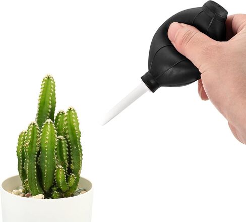 M METERXITY Dust Ball Air Blower - Equipment Cleaning Rubber Remove Dust & Transfer Liquid, Apply to Computer/Camera Lens/Plants (5.79 x 2.09 Inches, Black) in Saudi Arabia