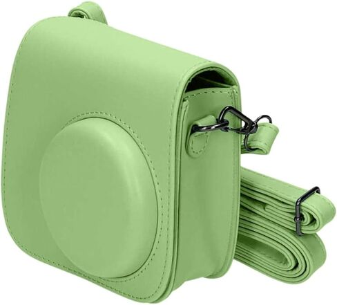 مجموعة ملحقات كاميرا فورية عالية الجودة مكونة من 12 قطعة - أخضر ليموني - متوافقة مع كاميرا Fujifilm Instax Mini 8 & Mini 9؛ حافظة مع حزام، فلاتر عدسة، ألبوم صور وإطارات + المزيد in Kuwait